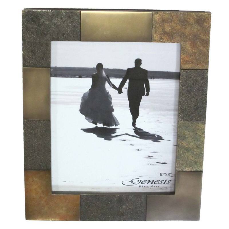 Veronese Design 13.8 L Fusion Frame 10 X 8 Cold Cast Bronze