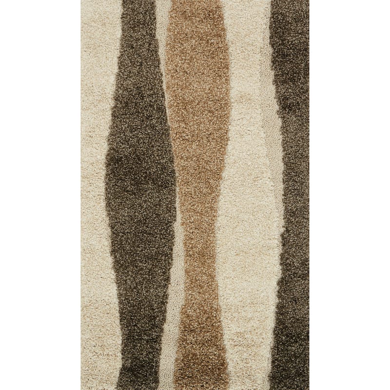 Alexander Home Julian Mid-century Modern Wave Shag Area Rug
