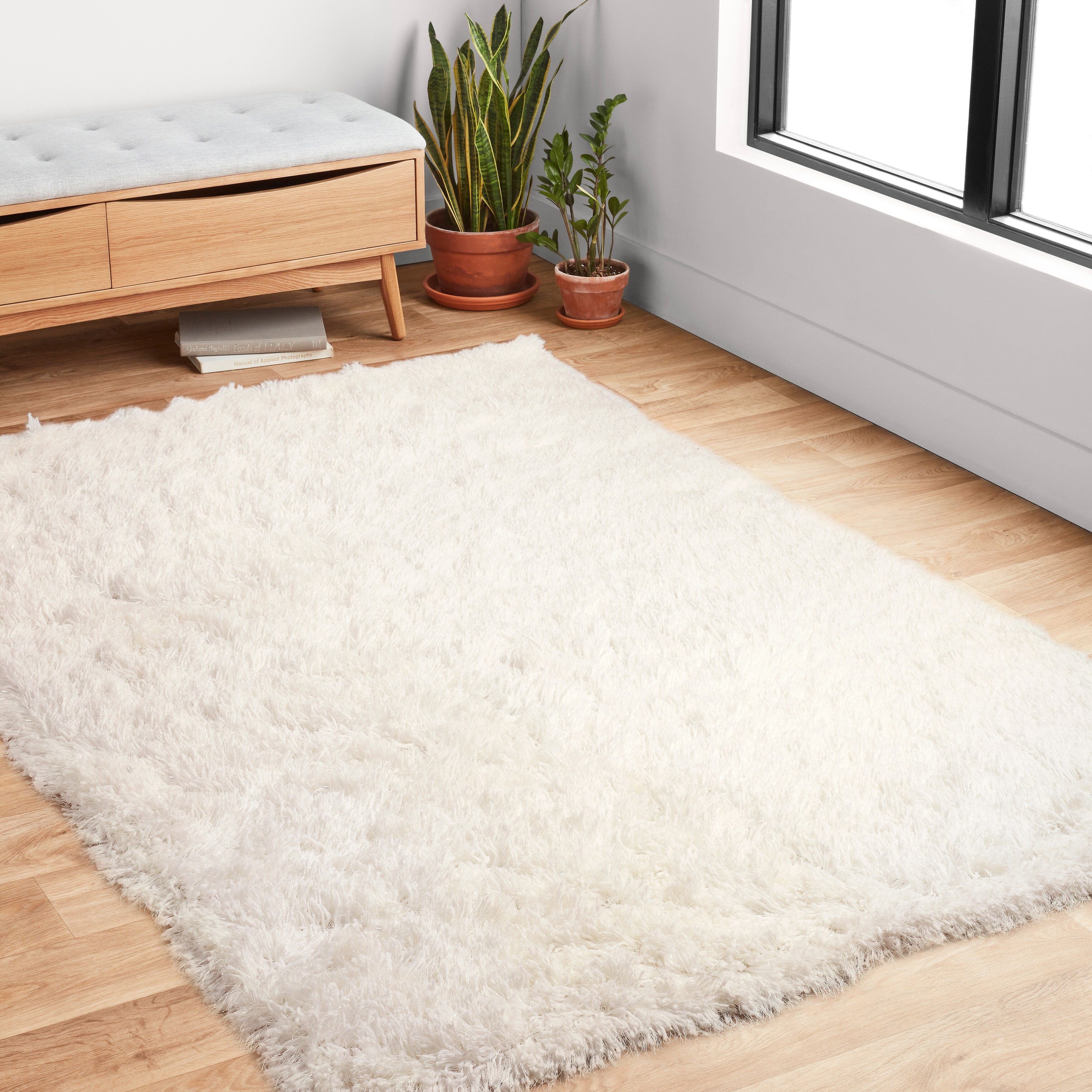 Alexander Home Lark Shimmer Solid Soft Plush Area Rug On 13549669 Solid Soft Plush Area Rug