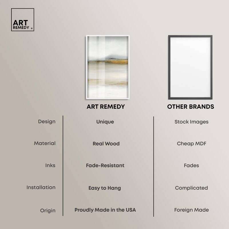 Misty Expanse II Shadowbox by Art Remedy
