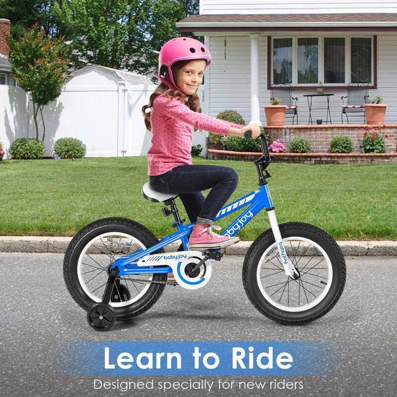 16 Inch Kids Bike Bicycle with Training Wheels for 5-8 Years Old Kids