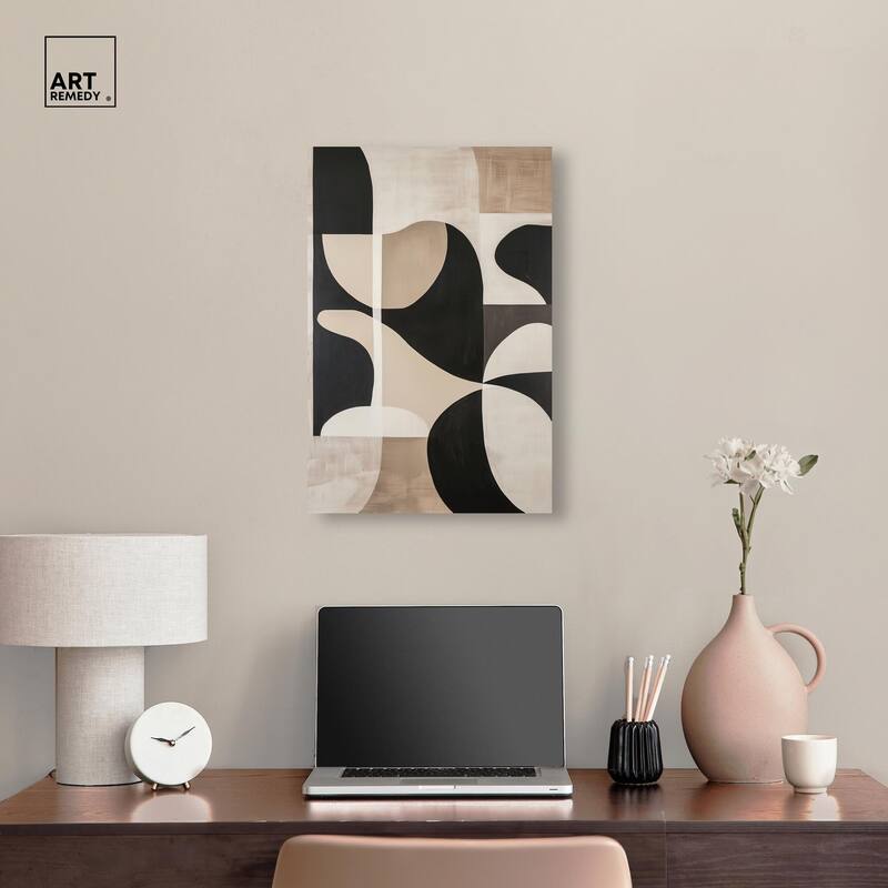 Disc Dynamics Canvas by Art Remedy, Gallery Wrapped