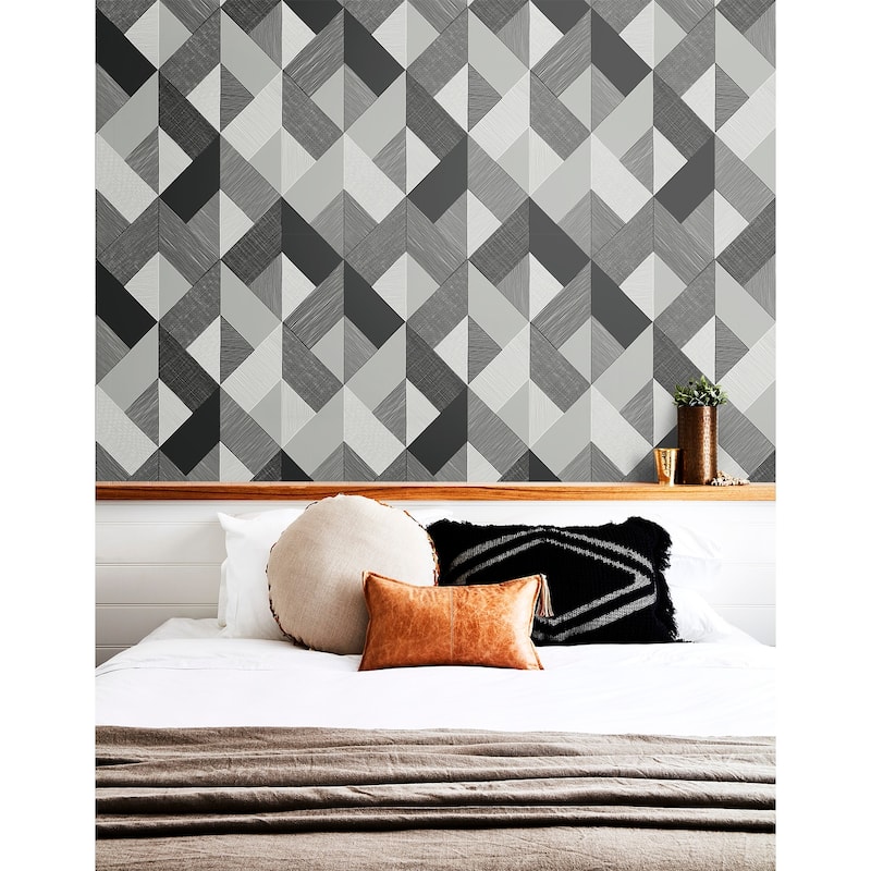 Stacy Garcia Home Marquetry Peel and Stick Wallpaper