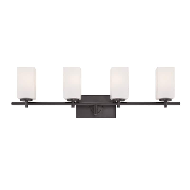 Designers Fountain Dakota 4 Light Vanity Light - Biscayne Bronze