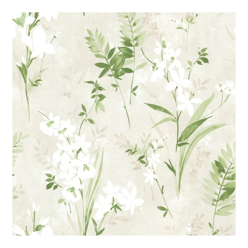 Advantage Turner Cream Watercolor Floral Wallpaper - 20 x 396 x 0.025