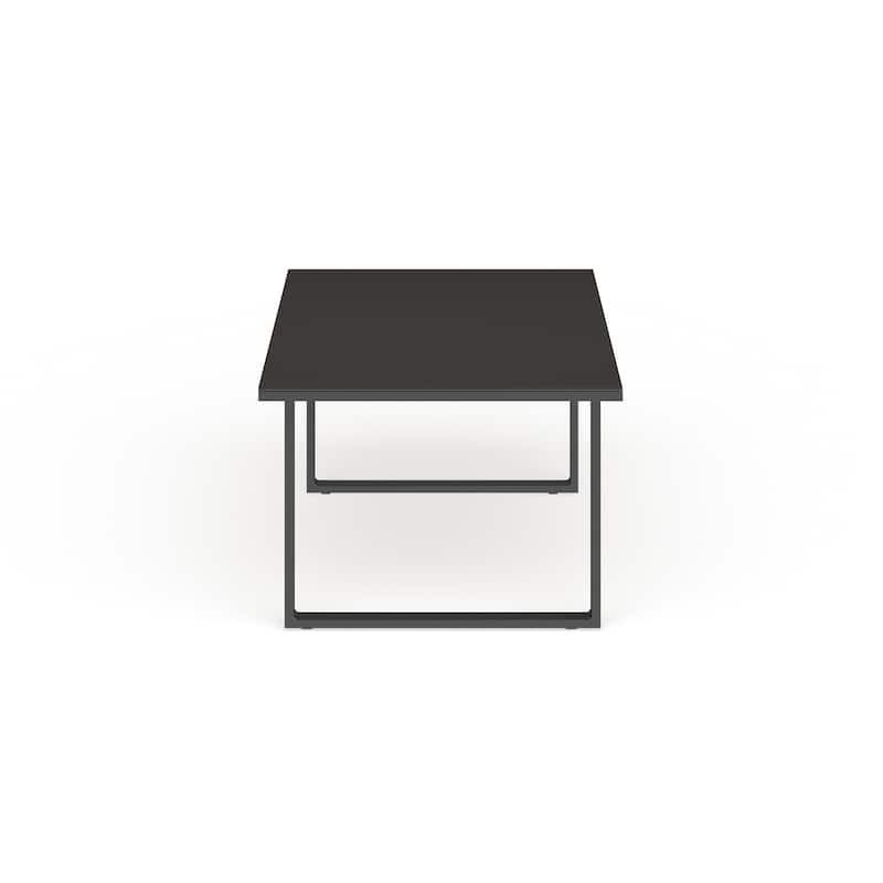 Chance Glass-top Outdoor Patio Coffee Table