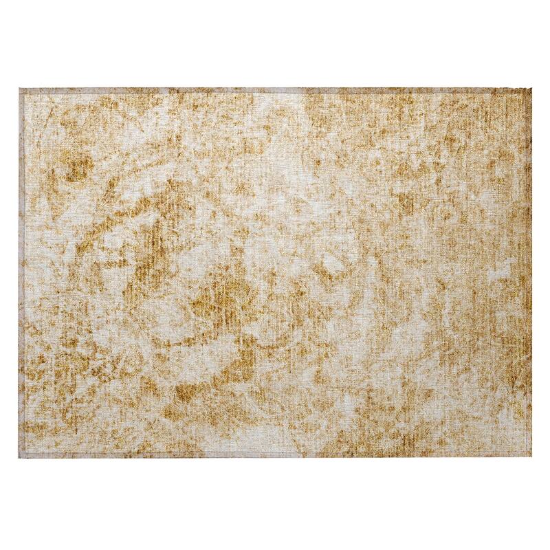 Cana Modern Art-Inspired Weather Resistant Classic Meets Modern Outdoor Rug