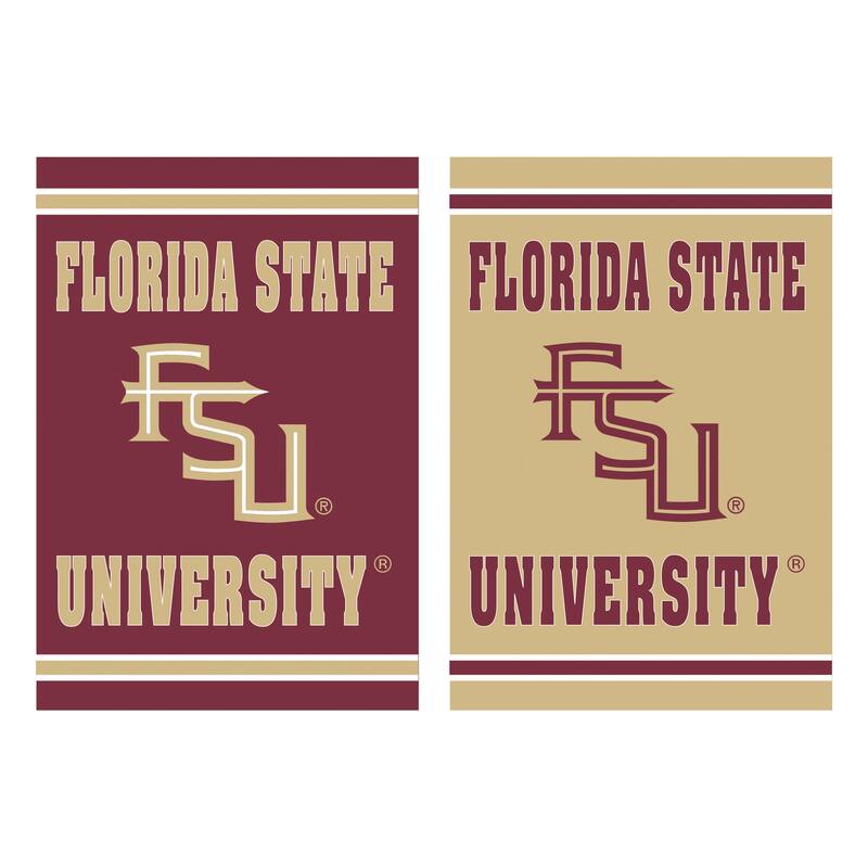Embossed Suede Flag, House Size, Florida State University
