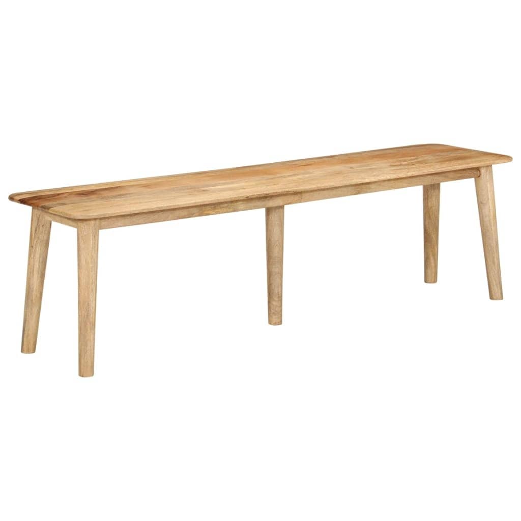 vidaXL Bench 63"x15.7"x17.7" Solid Wood Mango - 63" x 15.7" x 17.7"