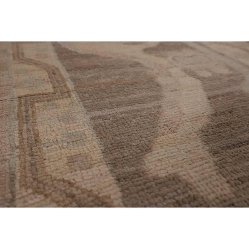 Oushak Oriental Area Rug Turkish Hand-Knotted Wool Carpet - 9'0" x 11'8"