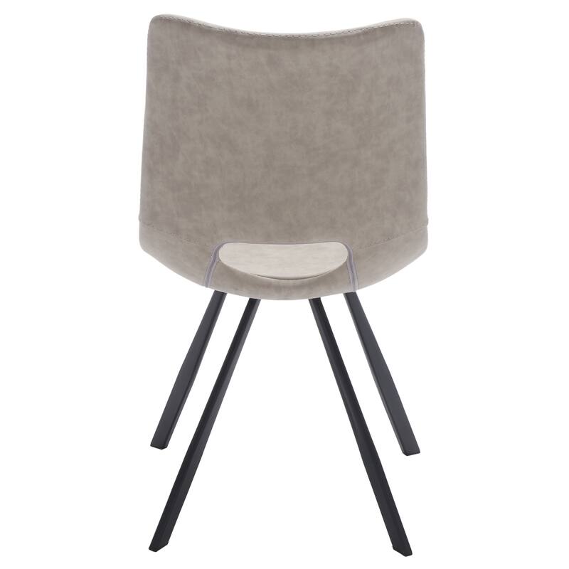 SAFAVIEH Josefina Mid-Century Dining Chair (Set of 2) - 24 In. W x 19 In. D x 33 In. H - 24Wx19Dx33H