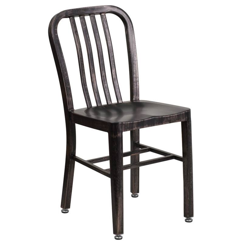 2 Pack Metal Indoor-Outdoor Chair