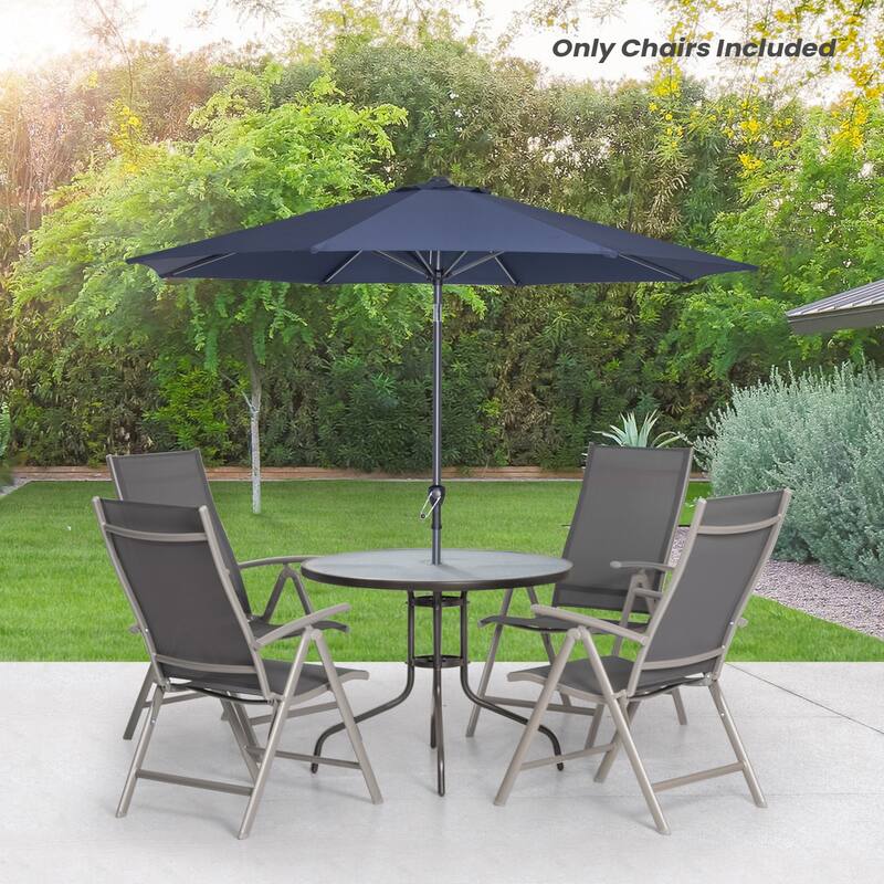 Outdoor Patio Cast Aluminum Swivel Bar Stools with Sunbrella Cushion