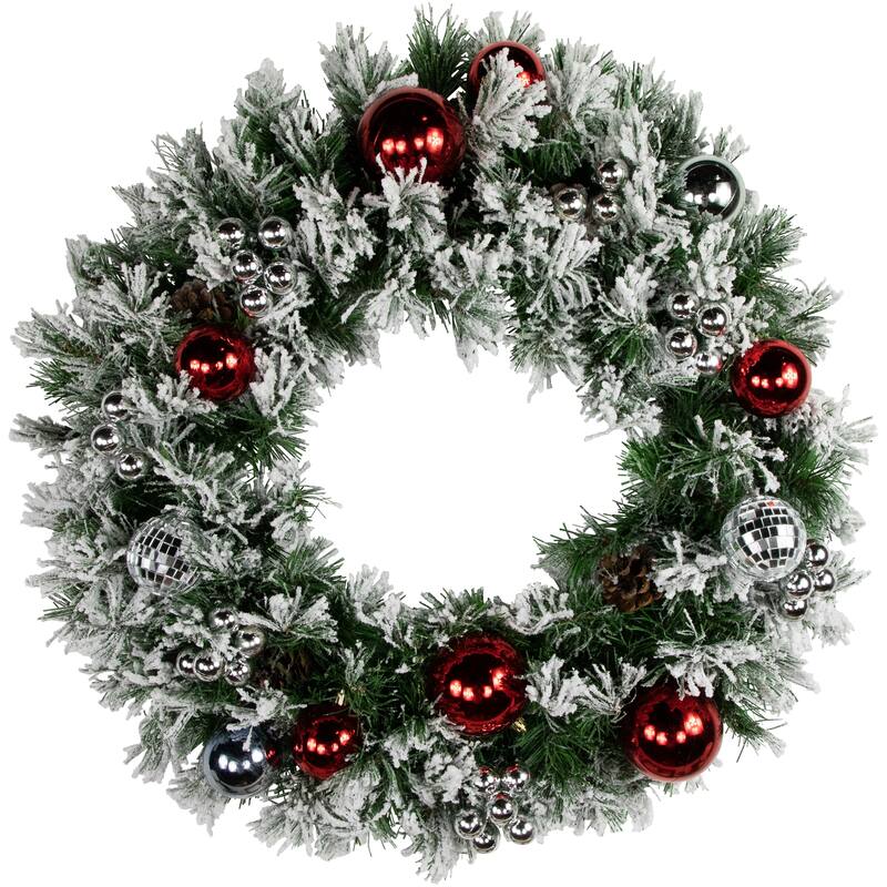 6.75" Shiny Shatterproof Ball Christmas Pick