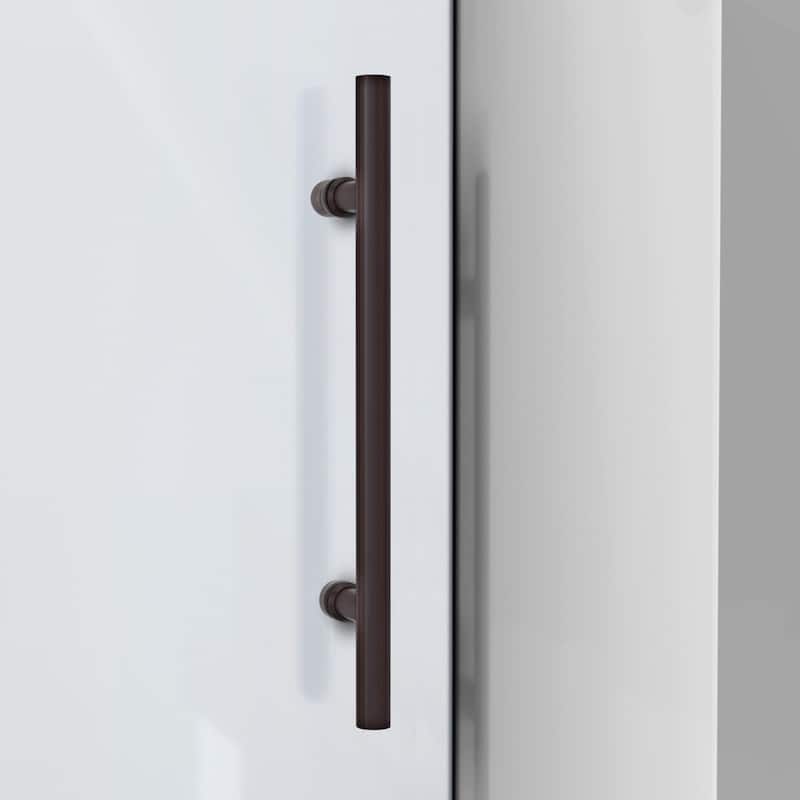 DreamLine Enigma-XO 44-48 in. W x 76 in. H Fully Frameless Sliding Shower Door - 44" - 48" W