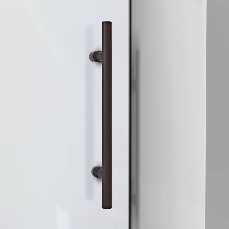 DreamLine Enigma-XO 68-72 in. W x 76 in. H Fully Frameless Sliding Shower Door - 68" - 72" W
