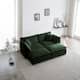 Option Green 2-Seater Sofa+Ottomans*2