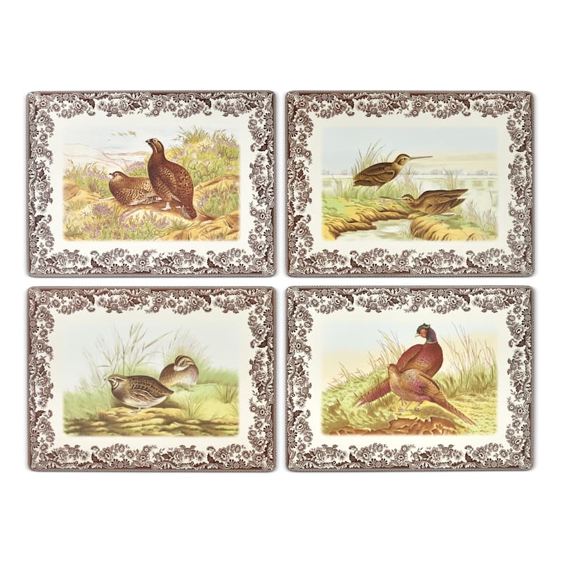 Pimpernel Set of 4 Spode Woodland Placemats - 15.7 inches x 11.7 each