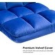 preview thumbnail 49 of 67, MCombo Accent Chair with Ottoman,Velvet Modern Side Pocket Metal Legs Club Chair,0014