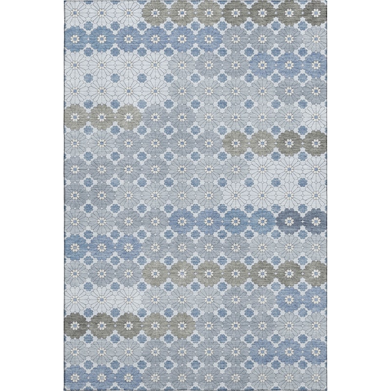 Premium Washable Super Soft Whimsy Mosaic Mayfield Rug