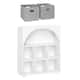 Option White/2pc Gray Bins
