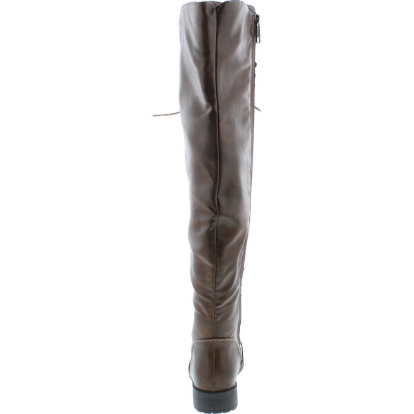 knee high combat boots wide calf