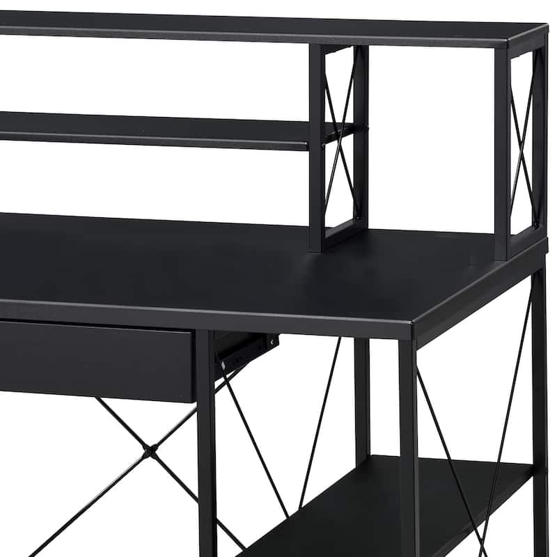 Amiel All Purpose Finish Writing Desk - Black