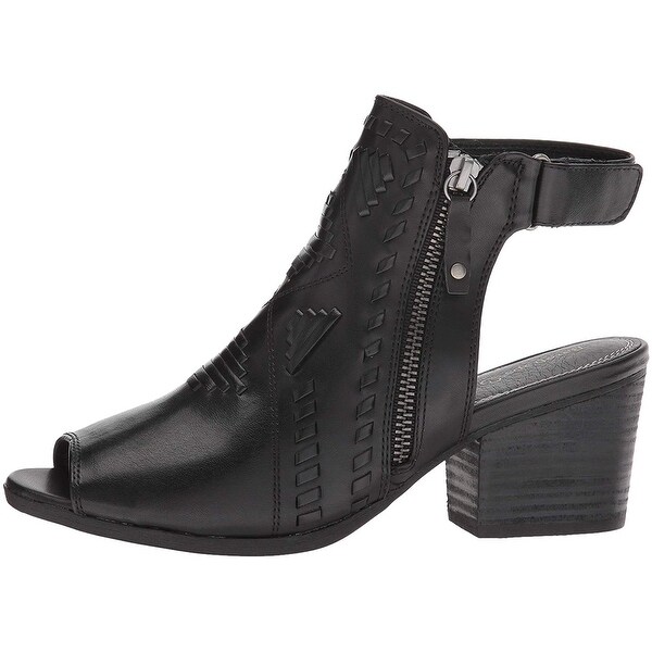 bare traps peep toe booties