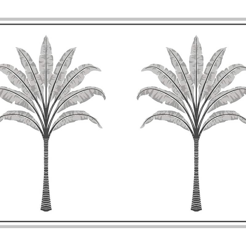 Harry & Grace Montgomery Palm Peel and Stick Wallpaper Border