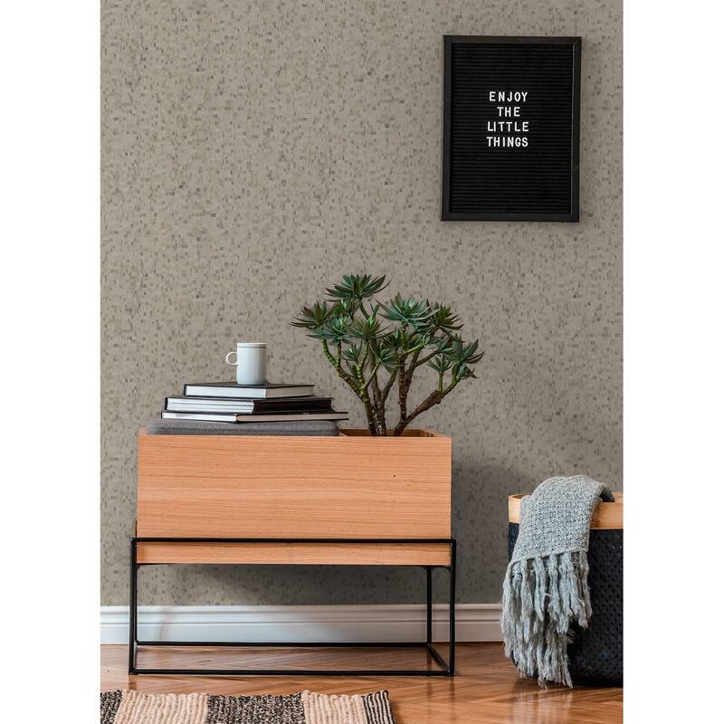 Advantage Albers Grey Squares Wallpaper