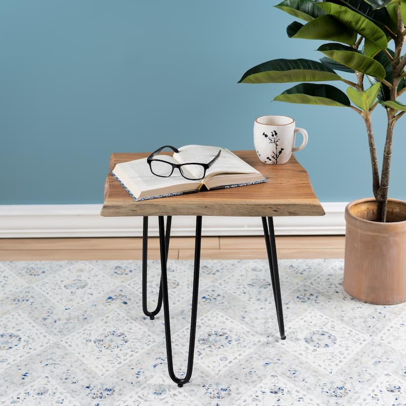 Iron and Wood Stool