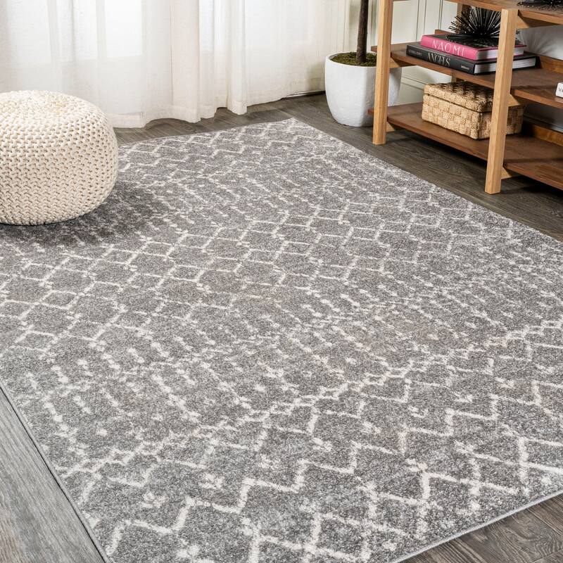 JONATHAN Y Modern HYPE Boho Vintage Diamond Area Rug