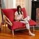 preview thumbnail 22 of 58, Pillow Saxx Dream Lounger with Wood Frame - 3-in-1 Bean Bag