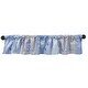 preview thumbnail 1 of 1, Bedtime Originals Roar Blue/Gray Dinosaur Window Valance
