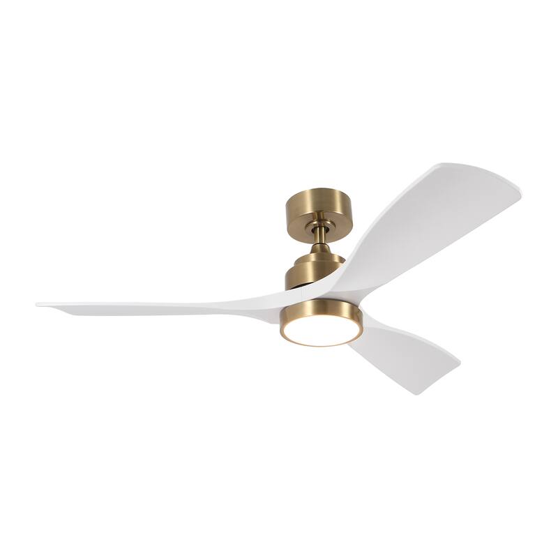 48'' Gold Indoor Ceiling Fan with Light Remote Control