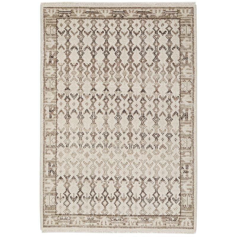 Terra by Obeetee Sienna Ellis Neutral Rug - Lavender/Ivory - 9' x 12'