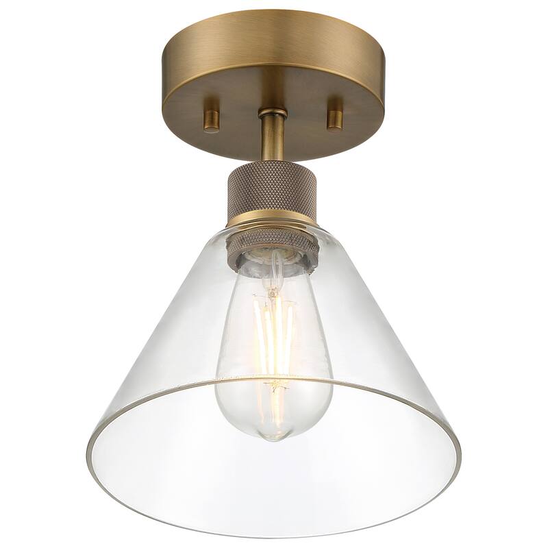 Port Nine Martini LED Semi-Flush Light - Replaceable LED.