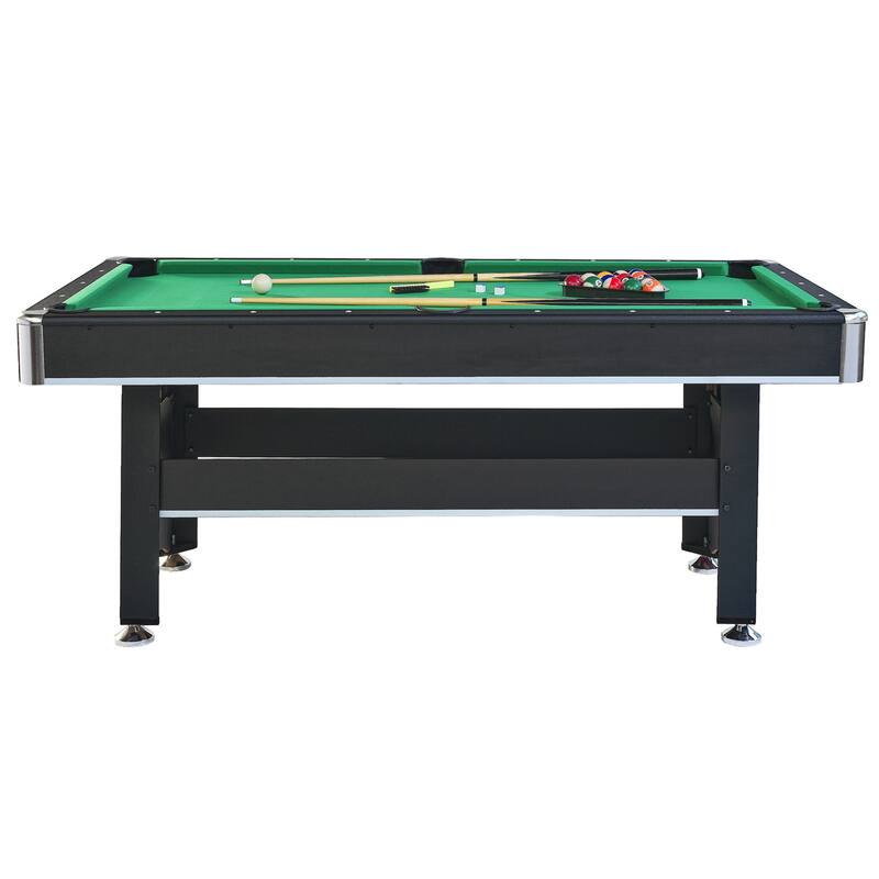 6 FT Pool Table with Table Tennis Top