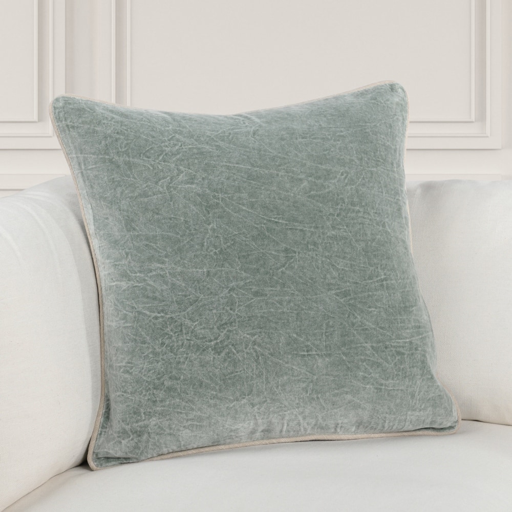 Villa by Classic Home Harriet Velvet Throw Pillow