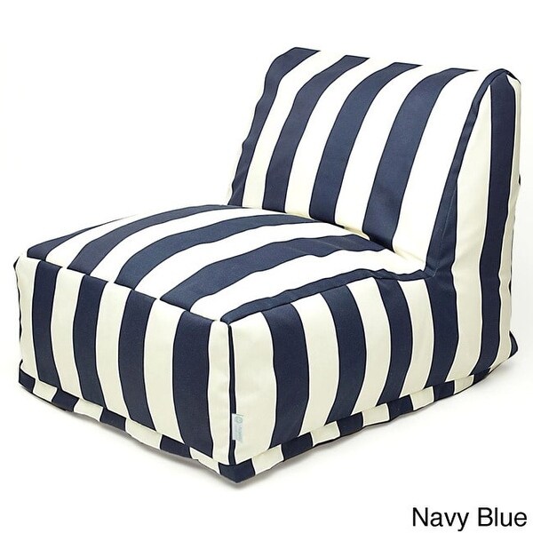 Indoor Outdoor Vertical Stripe Bean Bag Chair Lounger On Sale