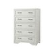 preview thumbnail 2 of 5, Foundry 5-Drawer Chest White Dove