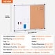 preview thumbnail 40 of 67, White/Enclosed/Large Cork Board Monthly Calendar Whiteboard & Cork Board Combo