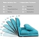 preview thumbnail 12 of 61, Costway Foldable Floor Sofa Bed 6-Position Adjustable Lounge Couch