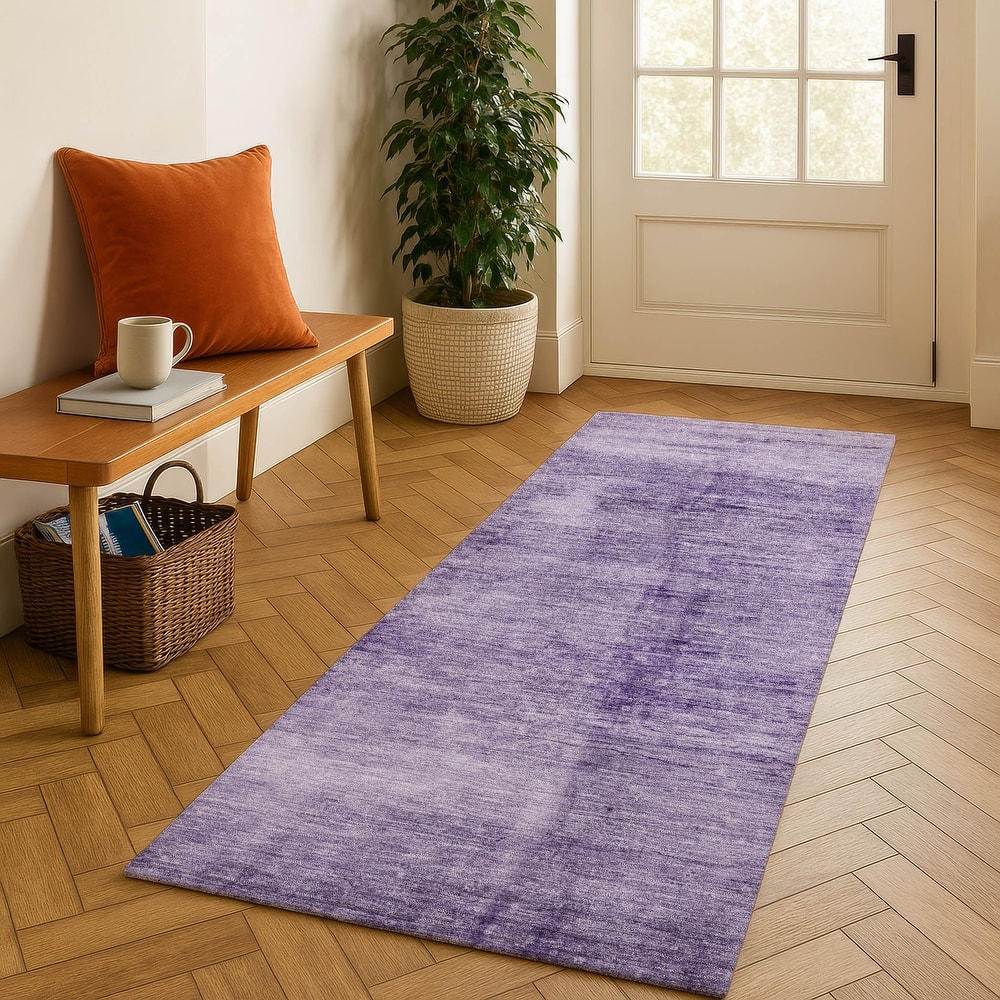 Premium Washable Super Soft Solid Ombre Mayfield Rug