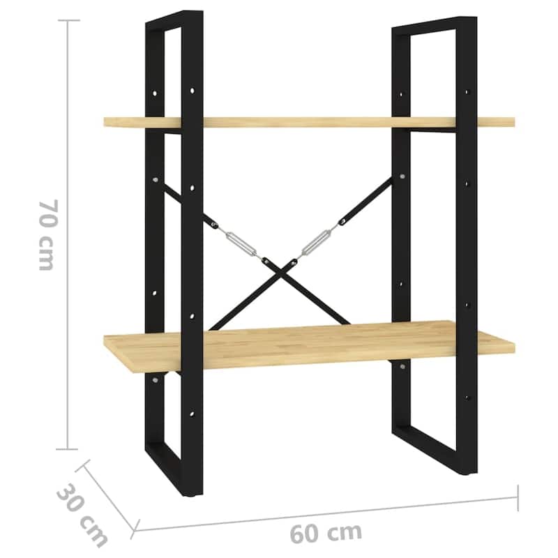 vidaXL Bookshelf Book Cabinet Shelving Unit for Living Room Engineered Wood