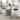 3PCS Dining Table Set Kitchen Bar Table with Two Stool and Wine Rack