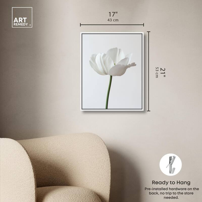 Pearl Floret Canvas by Art Remedy