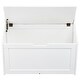 preview thumbnail 2 of 20, Multifunctional Storage Wooden Toy Storage Box with Flip-Top Lid and Safety Hinge Perfect for Any Room White