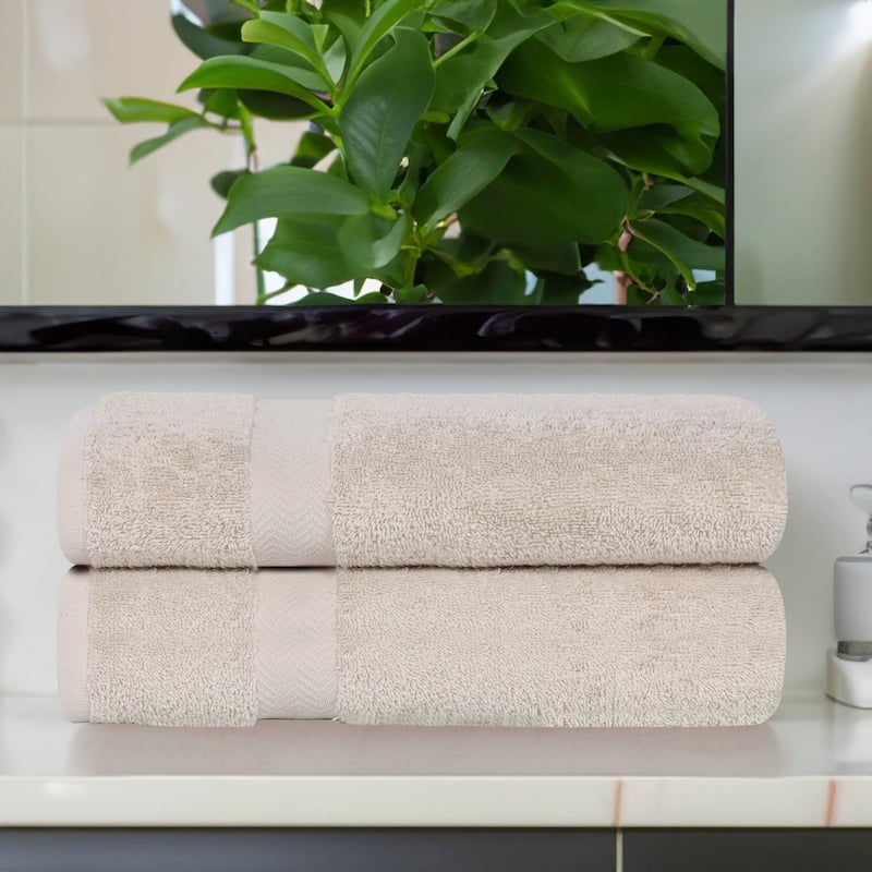 Superior Franklin Cotton Lightweight Bath Sheet Set of 2