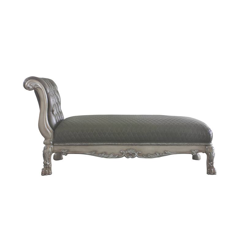 Adison Namibia and Vintage Bone White 1-Pillow Chaise